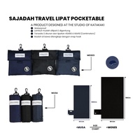 Katakaki Foldable Pocketable Anti-Slip Waterproof Travel Prayer Rug Waterproof Foldable Prayer Rug/