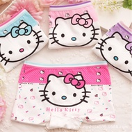 ICE Ready Stock 3pcs/lot Baby Girls Hello Kitty Boxer Underwear Cotton Panties For Girls