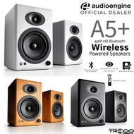 Audioengine A5+ Wireless aptX-HD Bluetooth 5.0 Stereo Desktop Bookshelf Speakers