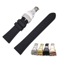 20 22mm Black Rubber Replacement Wrist WatchBand strap With Clasp For SKX Tudor Black Bay