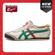 Authentic Onitsuka Tiger MEXICO66 men's and women's casual shoes sports shoes olive green