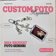 GANTUNGAN Custom Photo Bag Hanger Custom Photo Keychain/ - Bag Hanger Photo Keychain Photo Bagcharm/
