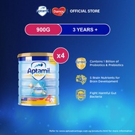 [Bundle of 4] Aptamil Gold+ Immuno-Nutrients Stage 4 Junior Growing Up Formula Milk Powder 900g
