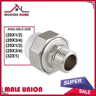 PPR-26/FITTINGS/MALE UNION (20x1/2) (25x3/4) (32x1)