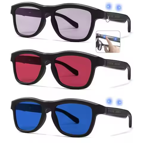 GV90 Fashion AI Translation Smart Glasses Slide Color-Changing Lenses Photochromic Dimming Sunglasse