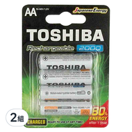 TOSHIBA 東芝 3號低自放電鎳氫充電電池 TNH-6GME