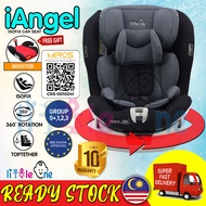 CAR SEAT NEWBORN TO 12 YEARS OLD Little One iANGEL Baby Smart Pro 360° Spin Isofix Safety