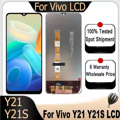 Original LCD For VIVO Y21S LCD Display Touch Screen Digitizer Assembly For Vivo Y21 Screen V2111 Dis