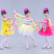 【In stock】children animal insect flying butterfly performance costume wings dancing dress cartoon animal styling clothing children's animals and insects flying butterfly performanc