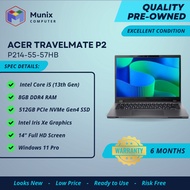 ACER TRAVELMATE P214-55-57HB 14" Laptop ( Intel Core i5 13th Gen / 8GB DDR4 RAM / 512GB PCle NVMe Ge