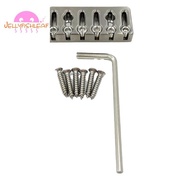 6 String Headless Guitar Bridge Lock for 6 String Headless Electric Guitar Silver