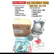 BLOCK SEHER YAMAHA VIXION NEW(satu set)VIXION OLD PISTON KIT CYLINDER BLOCK VIXION + TOP SET