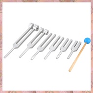 (NVIS) 12Pcs/Set Aluminum 128Hz-4096Hz Tuning Fork Kit Healing Sound Vibration