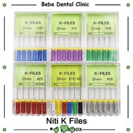 1Boxes Endo Files Root Canal Treatment Niti K Hand Files Dental Instruments Good Quality K Files