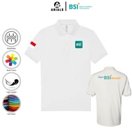 Arials Polo shirt Baju Kaos Kerah BANK BSI Agen BSI Smart