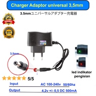 Carger adaptor Senter Kepala Pengecas Senter SWATT Charger Casan Headlamp 3,5mm