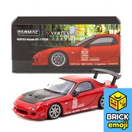 Tarmac Works Vertex Mazda RX-7 FD3S Red 1/64 T64G-022-RE Đồ chơi mô hình xe hơi