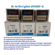 Time relay / Timer DH48S-S / DH48S-J / DH48S-Z dual cycle + power supply delay + multi-function dela