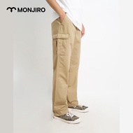 MONJIRO Dhaka Cargo Pants Regular Khaki Cargo Pants Men's Cargo Tapperet