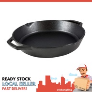 [sgstock] LODGE Cast Iron Dual Handle Pan, 12 inch, (L10SKL) Black