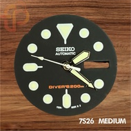 Seiko Divers Hands And Dial Replacement 7S26 Medium Luminous