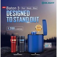 《GTS》OLIGHT BATON 3 1200流明 EDC手電筒 指揮家3 無線充電盒 附16340電池 S1R