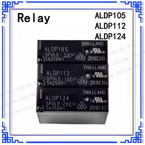 20Pcs/Lot ALDP105W ALDP112W ALDP124W ALD112 ALDP Power Relays 5V 12V 24V DC 1 Form A 5A 4Pin