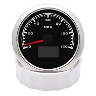 เครื่องวัดความเร็ว60MPH/120MPH 85มม. ระบบ GPS 3 In1พร้อมเครื่องวัดความเร็วกระตุ้นการเดินทางสำหรับมอเ