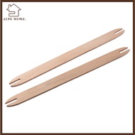 YELGIRL Weaving Loom, Log Color 30*2.3cm Weaving Tools, Weaving Frame 2pcs Wood Weaving Board Tapest