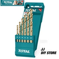TOTAL TACSD0065 6pcs HSS Drill Bit Set