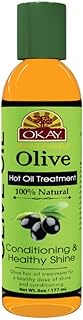 Olive Conditioning Hot Oil Treatment Restores Hair Nourishes,Smoothes Cuticle Improves Hair Appearance Silicone,Paraben Free For All Hair Types and Textures Made in USA 6oz