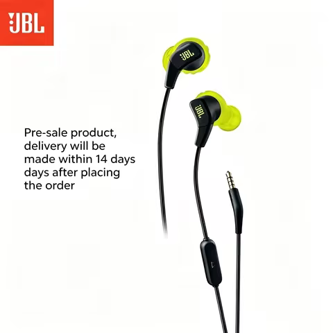JBL Endurance Run 3 Wired sports headphones 3.5mm universal interface IP65 waterproof heavy subwoofe