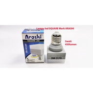 Arashi Square LED 5w Square Lamp 5 Watt White Daylight