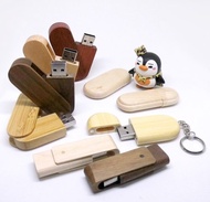 客製化 USB 隨身碟 16G/32G/64G 木質旋轉隨身碟 訂做 記憶卡訂製