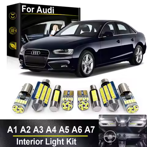 Car Light LED Interior Kit Canbus For Audi A3 S3 8L 8V 8P A4 S4 B5 B6 B7 B8 A5 S5 8TA 8T3 A6 S6 C5 C
