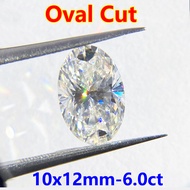 [ZBER] DJMAX 0.2-10ct Rare Oval Cut Moissanite Loose Stone D Color Lab Grown Super White Certified E