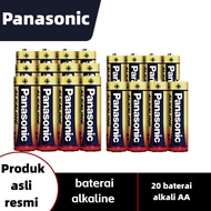 Panasonic Battery Baterai alkaline Panasonic 1.5V AA/AAA berbagai kombinasi baterai tahan lama bater