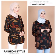 MUSLIMAH CASUAL FULLY PRINTED TOP/Blouse Muslimah