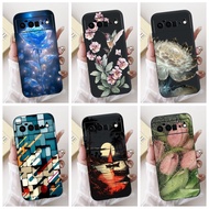 Shockproof Casing For Google Pixel 6 Pro Case GLUOG G8VOU GF5KQ Cover Fashion Flower Marble Sunrise 
