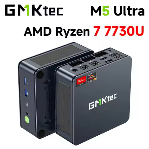 Nucbox Mini PC AMD Ryzen 7 7730U DDR4 3200MT/s WiFi6E BT5.2 Dual Fan Triple Display Desktop Computer