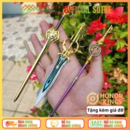 Honor of Kings game equipment simulation keychain