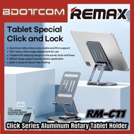 Remax RM-C11 Click Series Aluminum Rotary Tablet Holder for Samsung / Xiaomi / Huawei / Oppo / Vivo 