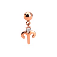 7K Gold Pendant - Aries Gold Charm - Luxxe 01 Collection - Juene Jewelry