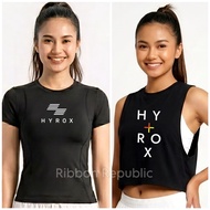 HYROX Inspired Sportswear Women's Fitness Gym Running Workout Training Slim Fit Cotton Premium Quick