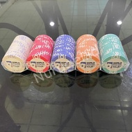 WPT Poker Coin Set Full Ceramic 43mm World Poker Tour Texas Holdem Card Games Toys Rare Original