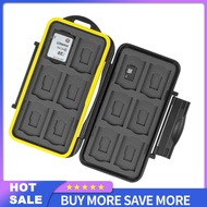 100%authentic!!2024New,Water Resistant Memory Card Case Holder Storage Fits 12 SD+12 Micro SD TF Cards