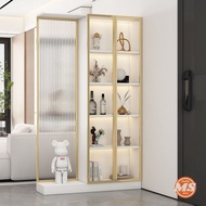 Minimalist Room Divider Cabinet Living Room Partition Glass Entryway Screen Cabinet side cabinet