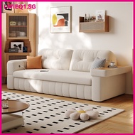 Sofa Bed New Cream Latex Foldable Sofa With Storage Home Small Apartment 1.9m Cat Claw Cloth Sofa Be