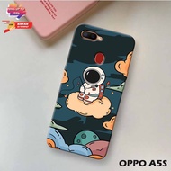 Case Hp Oppo A5S - Darari Store - Hardcase 3D Fullprint Oppo A5S  - Fashion Case Motif Astronot Lucu Keren - Case All Type - Case - Case Kilau - Pelindung HP - Kesing Hp - Case Cewek - Case Cowok-Mika Hp-Hontinga-Jolera-Uniq Cas