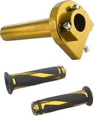 Adsspro Motorcycle CNC Universal Throttle Grip 7/8" 22mm Quick Twister Tube Motorized Lever Control